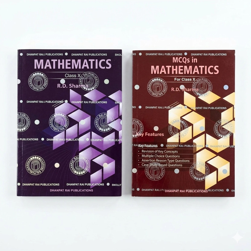 RD Sharma Mathematics For Class 10 CBSE - MAIN BOOK + MCQ BOOK [INCLUDES SCRATCH CODE FOR QR SCANNER FOR ONLINE PREMIUM CONTENT] - Combo Set Of 2 ... BOOK-TOP GRADE PAPER & PRINT] - For 2026-27 Product Bundle – 27 January 2026(Paperback, R.D. SHARMA)