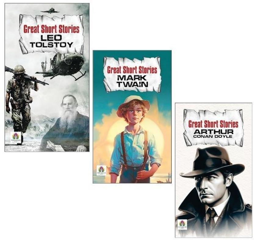Leo Tolstoy + Mark Twain + Arthur Conan Doyle | Timeless Fiction | Great Short Stories | Celebrated Authors | Quick Classic Reads | Literary Treasures | Author Collection | Must-Read Books | Vintage Stories | Fiction Favorites | Rich Narratives | Moving Tales | Thoughtful Stories | Reader Picks | Cl
