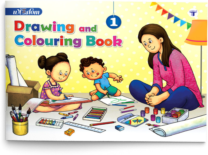 Blossom Drawing And Colouring Books For Kids | Part 1 | Step By Step Drawing Instructions And Coloring Practice Book | 4+ Year Old(Paperback, Target Publications)