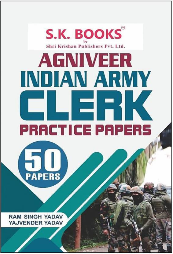 Agniveer Indian Army Clerk 50 Practice Paper Set Ram Singh Yadav Buy Agniveer Indian Army 0727