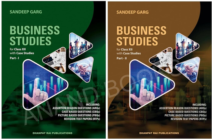 Sandeep Garg Class 12 Business Studies 2025-26 CBSE Examinations | Business Studies Class 12 Sandeep Garg Part I And II (Set Of 2 Books) Revised Edition 2025(Paperback, Sandeep Garg)