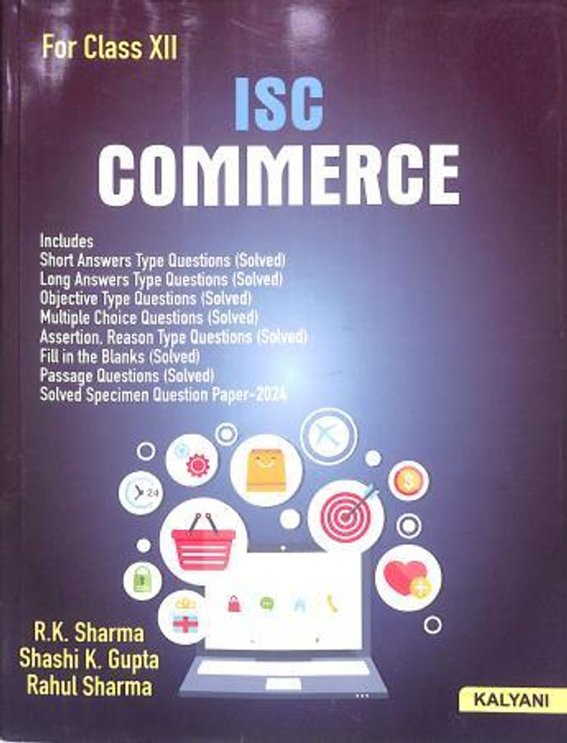 Isc Commerce For Class 12(Paperback, R. K. Sharma, Rahul Sharma)