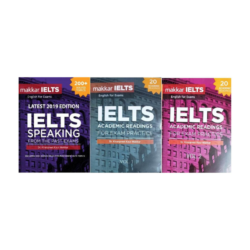 Makkar Ielts Speaking And Academic Readings Vol1 & Vol2 From The Past Exams By Kiranpreet Kaur Makkar, Paper Back(Paperback, Kiranpreet Kaur Makkar)