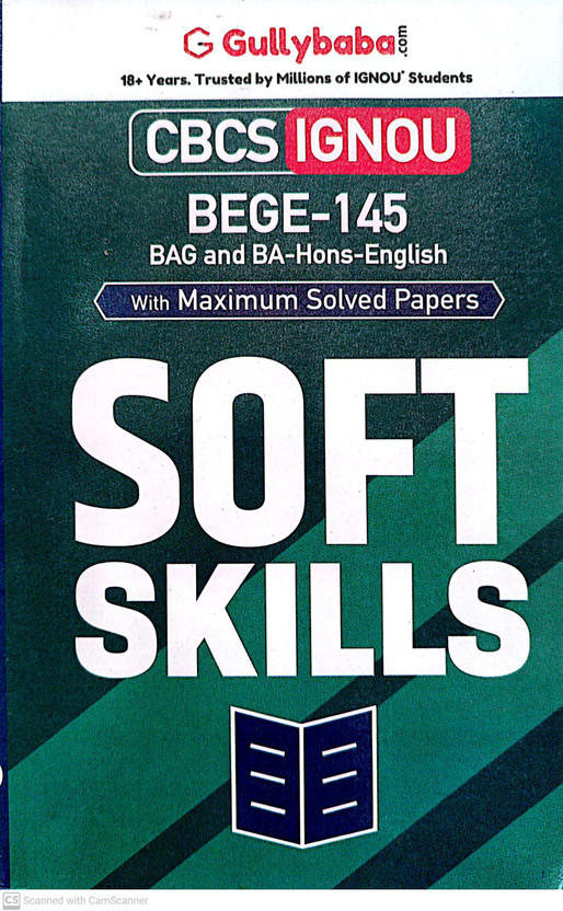 IGNOU BAG And BA Hons English Help Guide (BEGE-145, Soft Skills)(PAPER BINDING, GPH)