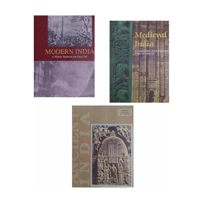 Flipkart 3 OLD NCERT HISTORY BOOKS (1) Ancient India- RS Sharma (Class-11) (2) Medieval India - Satish Chandra (Class-11) (3) Modern India - Bipin Chandra (Class-12)(Hardcover, Hindi, Bipin Chandra) - Flipkart Deal