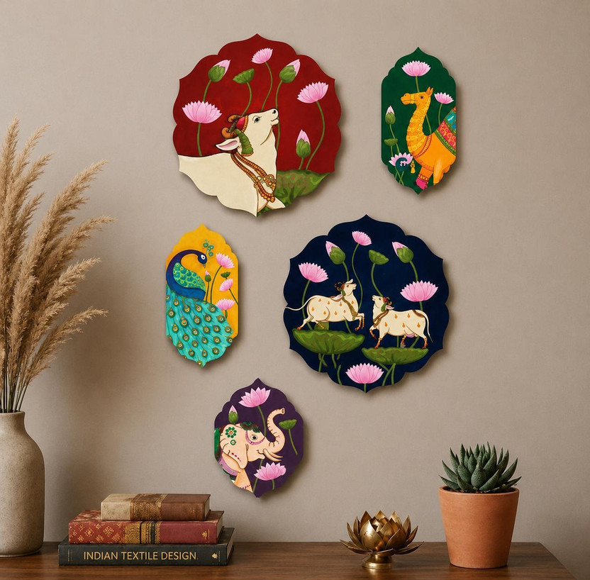 Mahi Craft Premium Wall Decor Pack of 5(Multicolor)