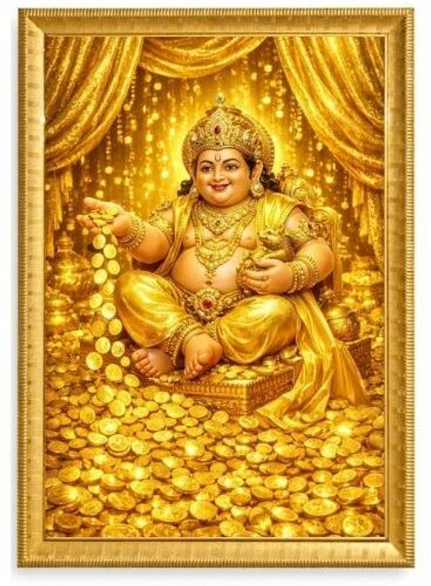 SARVDHA SARVDHA ENTERPRIES Lord Kuber (Kuber Ji / Kubera) Religious Frame - Flipkart Deal