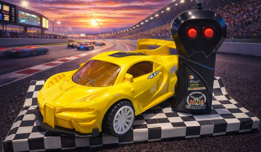 kingdragons Remote Control Model Car for Kids – High Speed RC Toy Car (Random 1 Colour)(RANDOM COLOUR)
