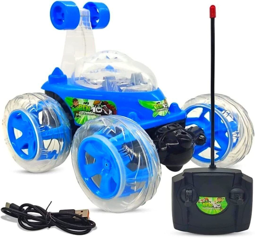 fenterprises HIGH-Speed Double Sided Stunt Remote Control CAR for Kids 360° Rotation(Multicolor)
