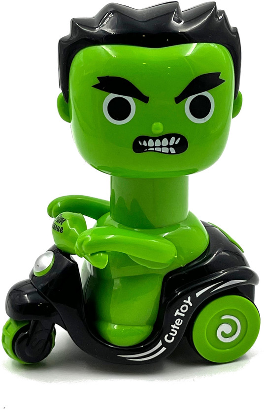 Playrox Toys For Kids Press and Go for 3 4 5 6 Years Boys Girls Birthday Return Gifts(Avenger Hulk Scooter Toy)