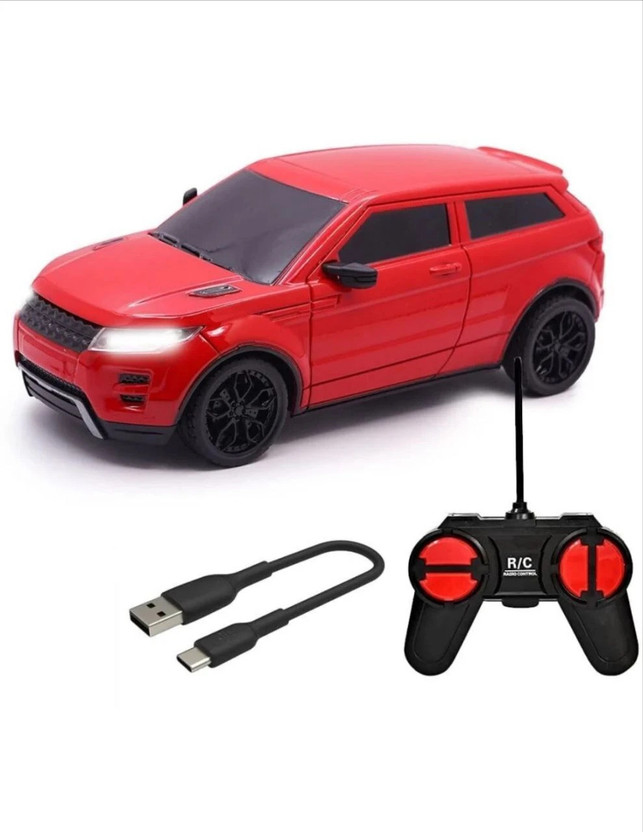 Xcillince Toys Chargeable Racing High Speed Remote Control Car for Kids(Red)