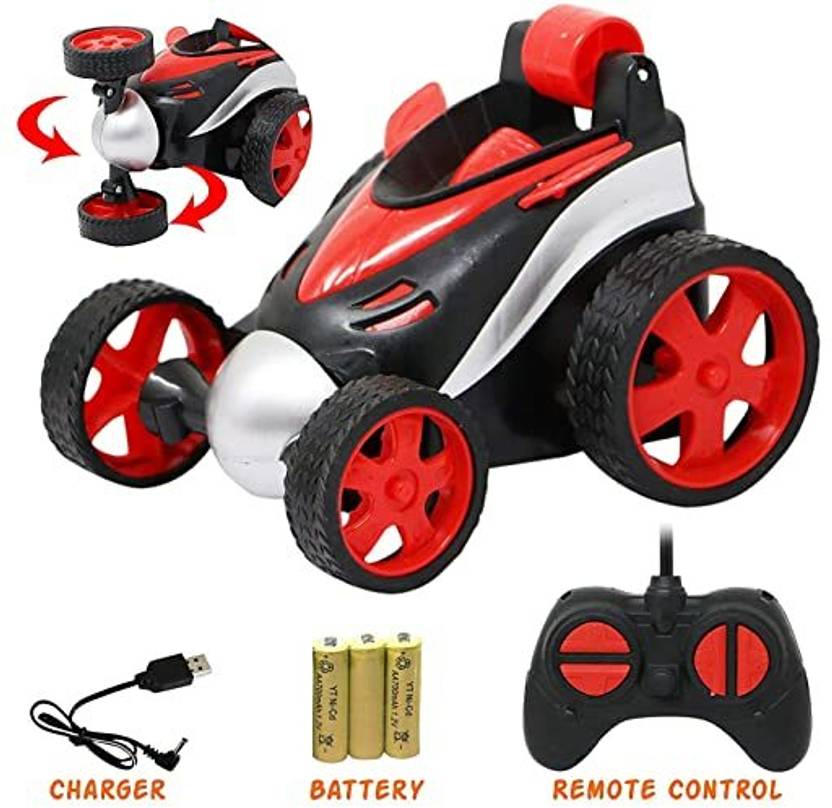 VARSHA COLLECTION Mini Stunt Remote Control Rechargeable Car Toy for