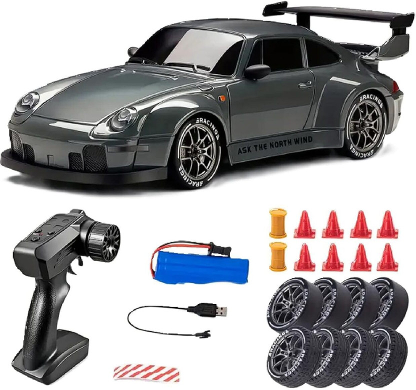 Shrinex TurboDrift 4WD High Speed RC Racing Car(Multicolor)