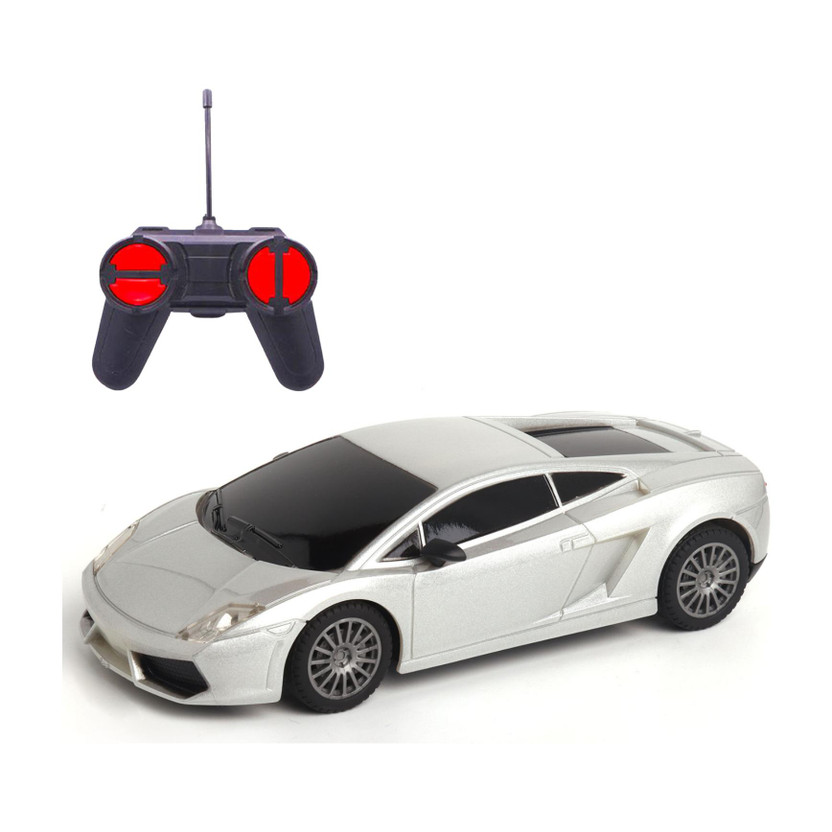 frendo High Speed 1:24 Scale Rechargeable Remote Car for Kids(Silver)