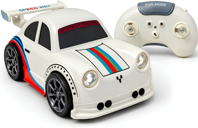 yuvika Remote Control Drift Smart Sensor Drift Car with Led Lights & Music for kids(Black, White)