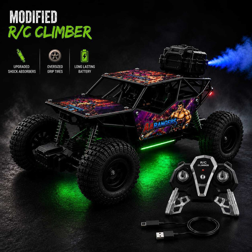 ZUNBELLA 4X4 Remote Control Drift Car 1:18 Scale Rechargeable Car Toy With Mist Spray(Multicolor)