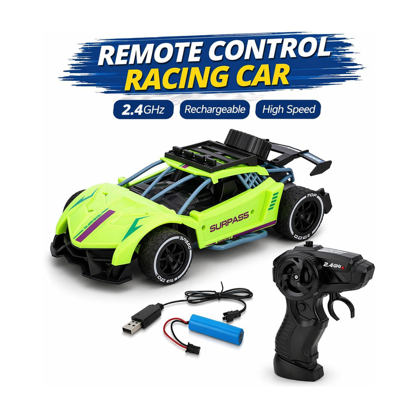 joymax Rechargeable Rc Super Racing Car | 2.4GHz Remote High Speed Drift Car for Kids(Multicolor)