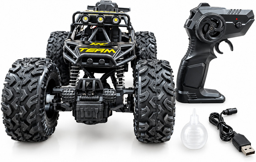 MY WONDERBOX RC Off Road Monster Truck 4x4 Rock Crawler High Speed Remote Control Car(Black)