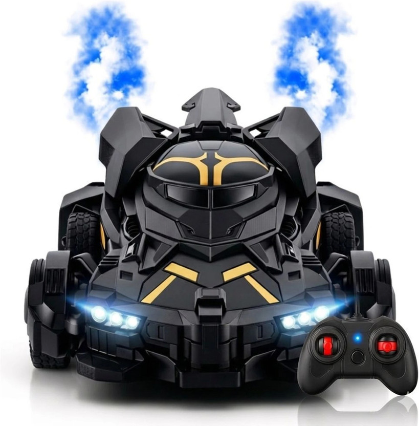 Satyamwyn Batman Remote Control Car High Speed Action Toy for Kids Playtime Fun(Black)