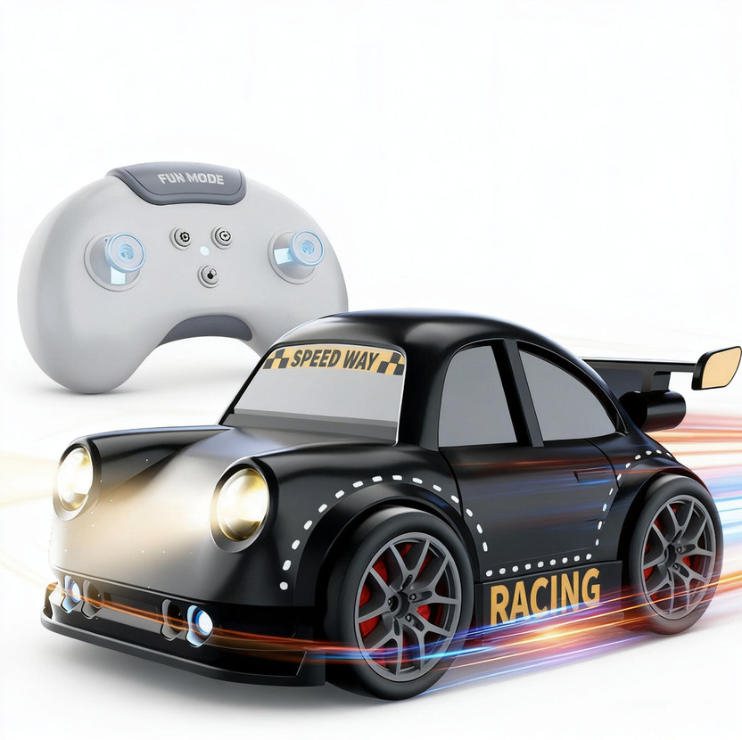 yuvika RC Drift Smart Sensor 4WD Drift Car for adults with Led Lights & Music for kids(Black)