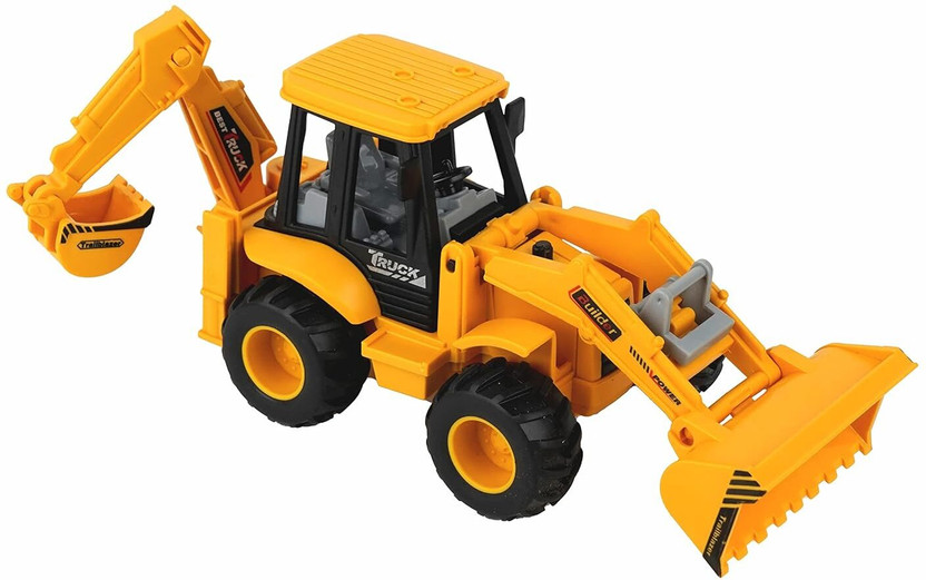 Ragiluxe Ragiluxe JCB 2 in 1 Excavator Construction Vehicle Loader Truck Engineering small size(Yellow) - Flipkart Deal