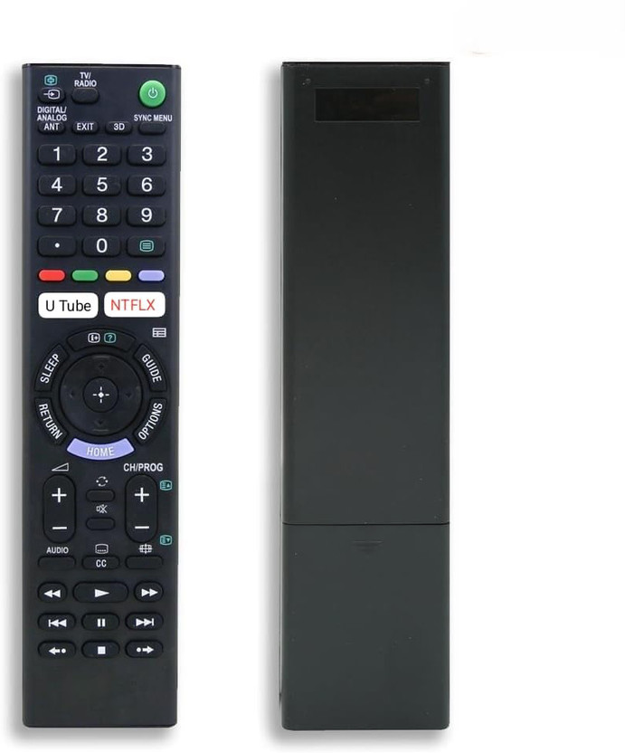 INVENTRA Remote Control Compatible Control URC 153 Fit for Smart LCD LED UHD OLED Sony Remote Controller(Black)