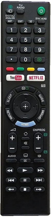 RE Soni 1370 Sony Led tv Remote Controller(Black)
