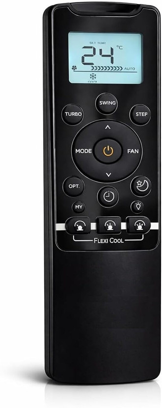 BARBET Compatible For Carrier 2 Ton No Backlight Air Conditioner RG56CMI-B0 Works Only If the Remote is Same Carrier Remote Controller(Black)