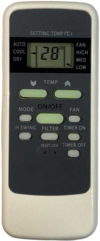 BARBET Compatible with Hitachi Inverter 5 Star Air Conditioner RAW318KUD Works Only If the Remote is Same Hitachi Remote Controller(White)