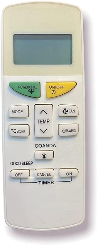 BARBET Compatible with Daikin 2 Ton 5 Star AC-132B Powerchill Function Works Only If the Remote is Same Daikin Remote Controller(White)