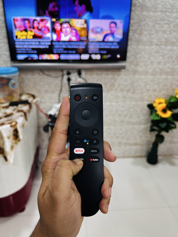 THE BLACK TECH Y SERIES 1PLUS TV Voice Remote Control bulethooth mic Control THE BLACK TECH Remote Controller(Black)