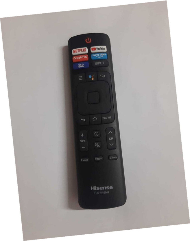 Trustbolt Compatible replacement remote for Hisense Smart TV Remote ERF3R69H LED LCD Smart TV Remote HISENSE Remote Controller(Black)