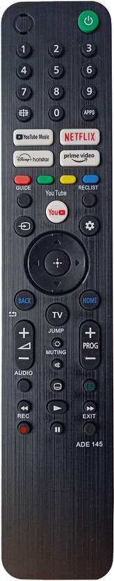 Sony LipiWorld ADE 145 Led Smart TV Remote Control [Non-Voice] Compatible For  Sony Bravia Tv Remote Controller(Black) - Flipkart Deal