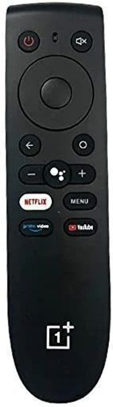 Gezok Universal OnePlus TV Remote without Google Voice One Plus Remote Controller(Black)