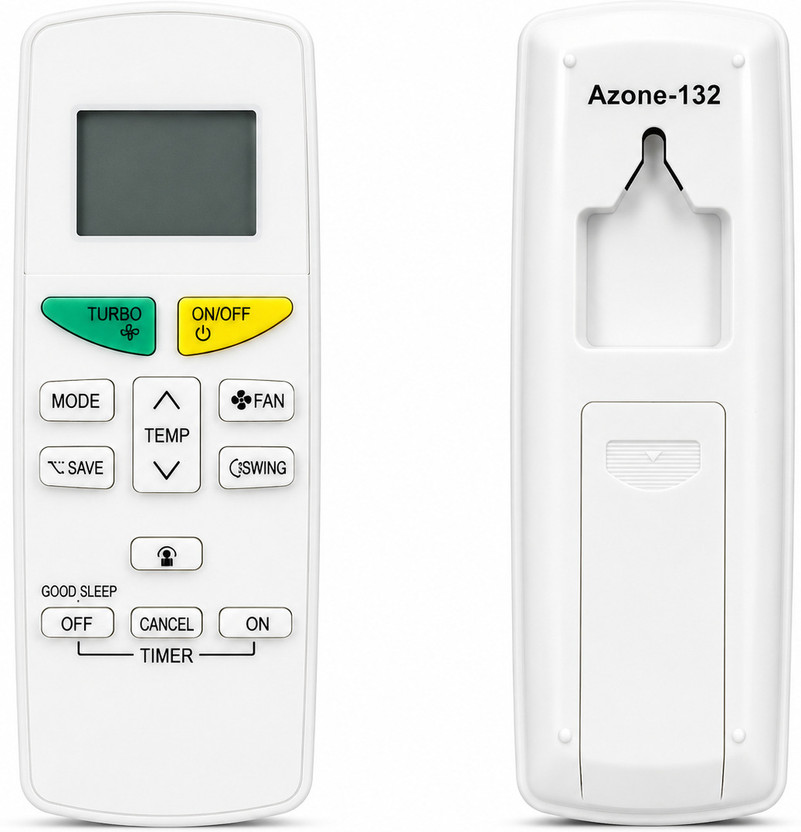 RR RR Pro AZONE Universal Window AC Remote Control | Replacement AC Remote | LCD Display Daikin Remote Controller(White) - Flipkart Deal
