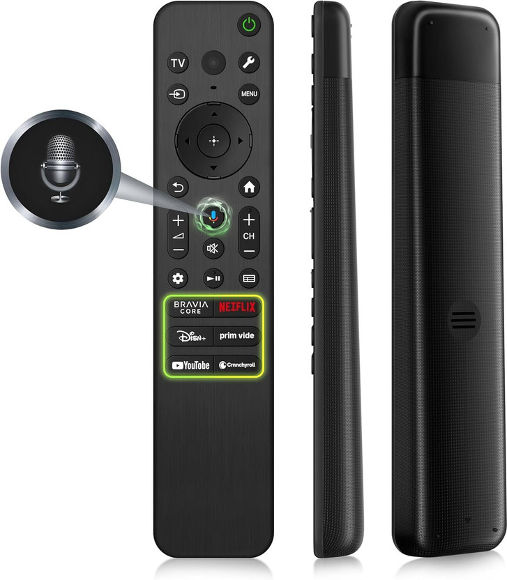 Sony Tech Vibes Sony RMF-TX800P Voice Control Remote Compatible with  Tv Remote Control RMF-TX800P with Voice Sony Remote Controller(Black) - Flipkart Deal