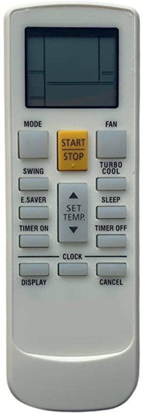 LUNAGARIYA AC Remote No.231, CRUISE/SANSUI/CROMA MARQ/TOSHIBA/CRUISE Remote Control. SAMSUNG, CRUISE, VOLTAS Remote Controller(White)