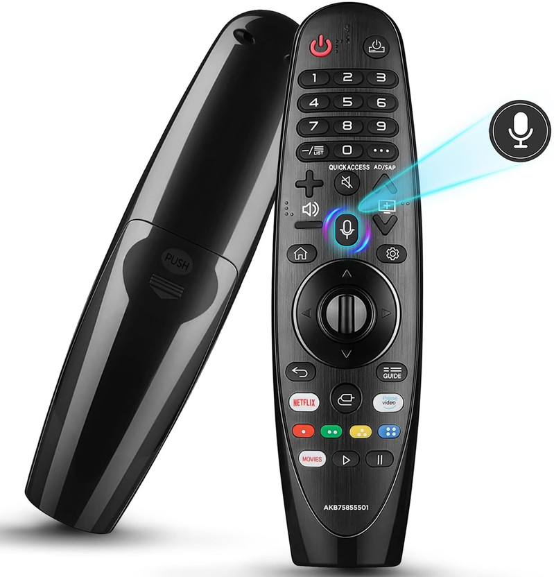 MARS New LG TV Remote LG Tv Remote Voice Control Smart TV Android TV IR Technology LG TV Remote Controller(Black)