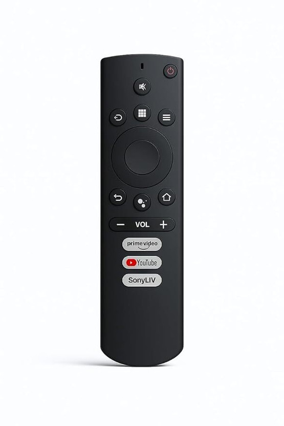 shoppinerz Remote Compatible with  32, 40, 43, 50, 55, 65 Inch Android Smart TV Kodak Remote Controller(Black)