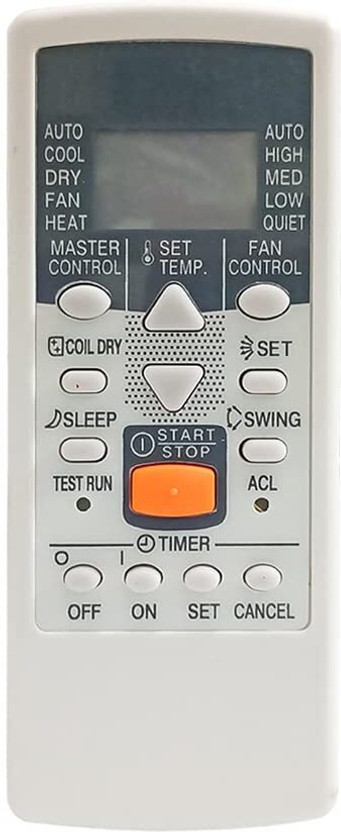 7SEVEN Compatible O General AC Remote Original AR-JE4 Model Suitable for 1 1.5 2 Ton Split or Window Air Conditioner O General Remote Controller(White)