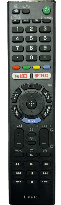 Cst Remote Control for Universal Sony Bravia Smart TV – Compatible with Sony Bravia Smart TV, Sony LCD, LED, UHD, OLED, QLED Android TV Remote Controller(Black)
