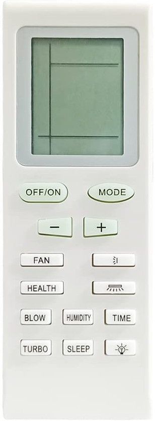 Tech Vibes Voltas AC-18 Compatible Air Conditioner remotes for Original Voltas AC Remote Control[AC-18] Voltas Ac Remote Controller(White)
