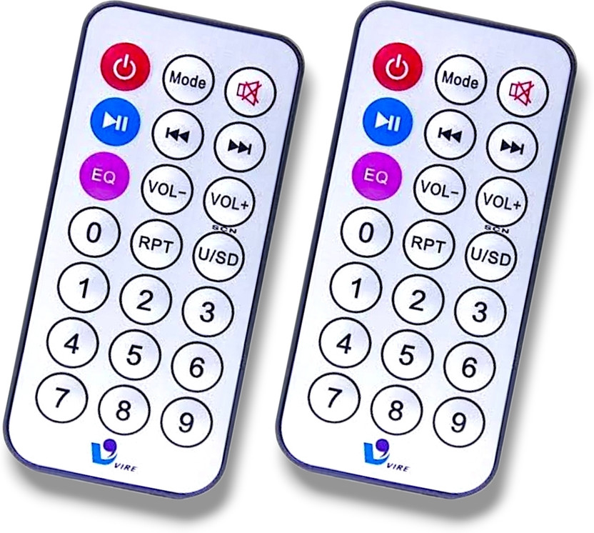 AVISRI 2025 (PACK of 2) IR Remote Control Applications in Electronics AVISRI Remote Controller(White)
