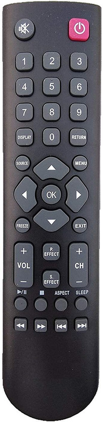 V3Deals Remote Control Compatible LED/LCD TV Micromax Remote Controller(Black)