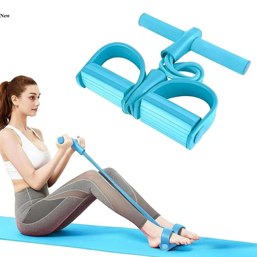 Ramya beauty care Rope Reduce Fitness Gym Yoga Exercise Equipment Belly Fat Burner Resistance Resistance Tube(Multicolor)