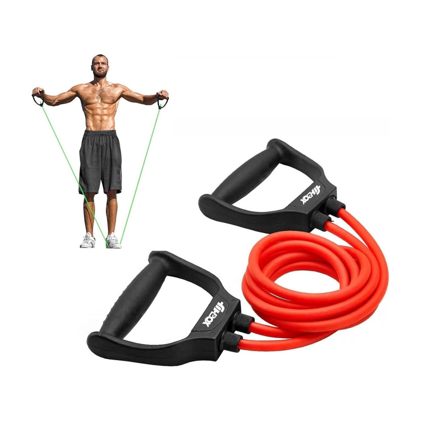 ODIN Double Toning Tube Resistance Band for Workout (1-pcs) Resistance Tube(Multicolor)