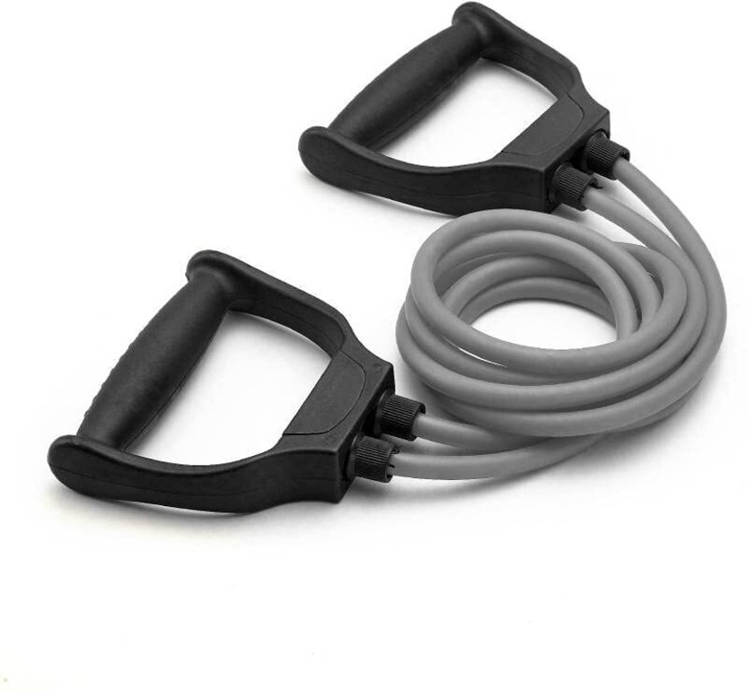 MrSports Resistance Tube Pull Rope Elastic Rubber Exercise Band for Stretching Resistance Tube(Multicolor)