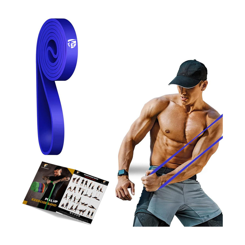 FirstFit Strength Training Pull Up straps for Exercise Stretching Crossfit & Muscle Build Resistance Tube(FF-Loop Band 25-65lbs)