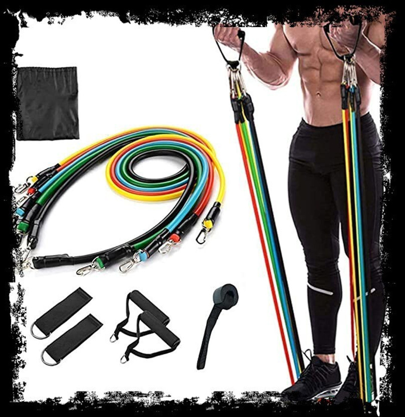 KASO Resistance Bands - Resistance Tube for Heavy Workout (Home Gym) Resistance Tube(Multicolor)