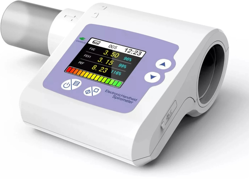 MEDILMA Digital Spirometer SP10 with LCD display, lung function test device for hospital Spirometer Respiratory Exerciser(Pack of 1)